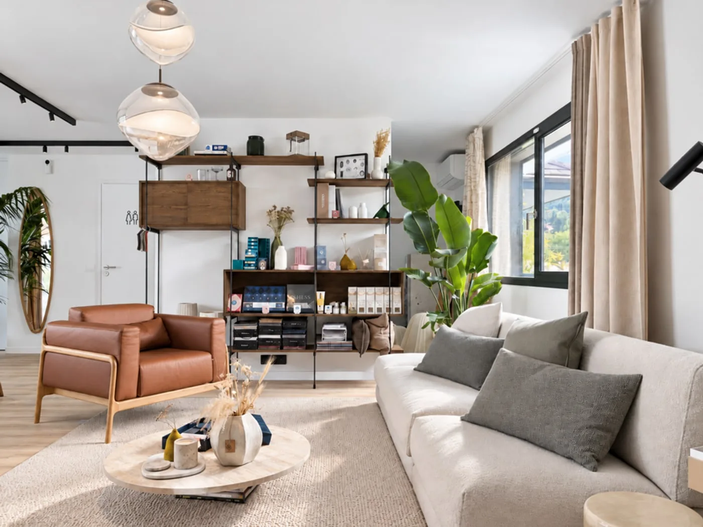 Notre showroom au bord du lac — salon et matériauthèque, Bluffy